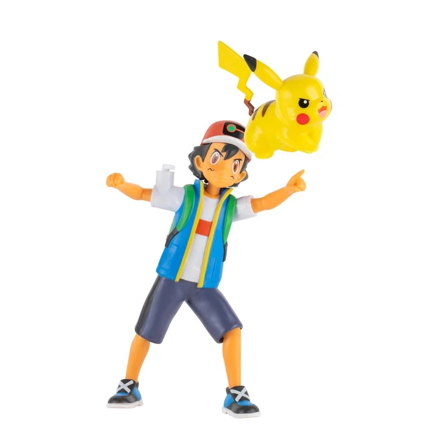 Figurki bitewne Jazwares Pokemon Ash & Pikachu seria 12 (PKW2473) (191726406914) - obraz 7