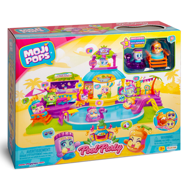 Figurki magic Box Moji Pops Pool Party Playset (PMPSP112IN10) (8431618009604) - obraz 1