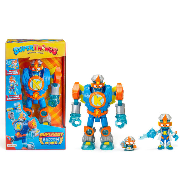 Figurki Magic Box Superthings Superbot Kazoom Power (PSTSP516IN00) (8431618018880) - obraz 3