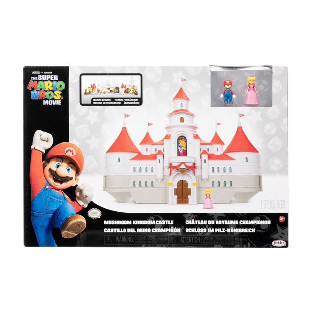 Ігровий набір Jakks Pacific Super Mario Movie Mashroom Kindom Castle Peach (192995417151) - зображення 1