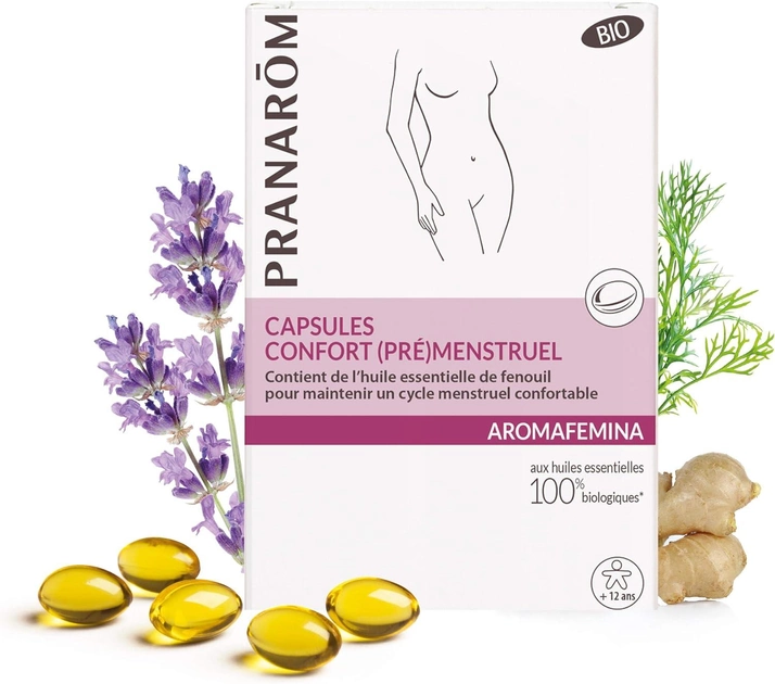 Дієтична добавка Pranarom AromaFemina Urinary Tract Comfort 30 капсул (5420008525865) - зображення 1