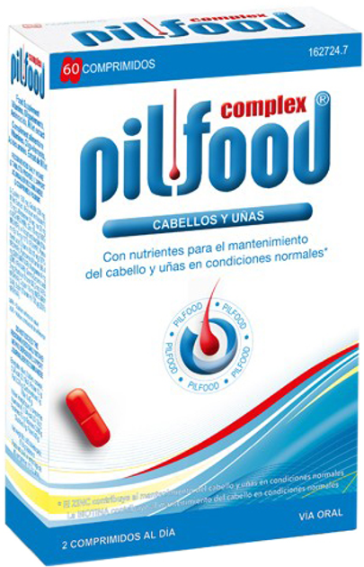 Suplement diety Pilfood Complex Energy Hair Loss 60 tabletek (8470001627247) - obraz 1