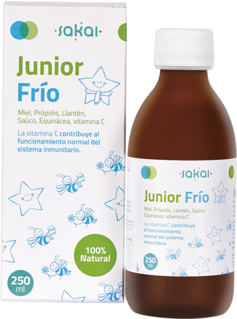 Suplement diety Sakai Junior Frio Jarabe 250 ml (8423245140423) - obraz 1