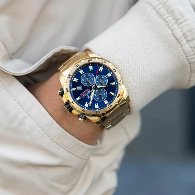 Наручний годинник FESTINA F20541/2 Синій/Золотистий Кварцовий