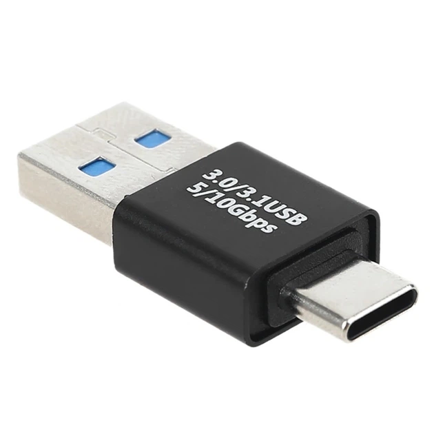 Переходник адаптер USB Type-С 3.1 - USB M/M 10Gbps eXpert Type-4 Black, металл (48641) - Фото 2 Переходник адаптер USB Type-С 3.1 - USB M/M 10Gbps eXpert Type-4 Black, металл (48641) - изображение 2