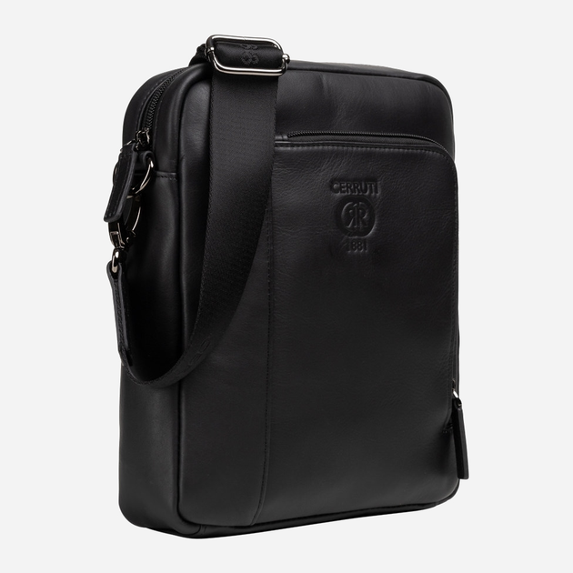 Torba męska na tablet Cerruti 1881 Brandon CEBO06309M Black (8052579173465) - obraz 1