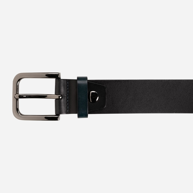 Ремінь чоловічий з натуральної шкіри Cerruti 1881 Belts Fw23 CECU06367M Чорний (8052579182955) - зображення 2