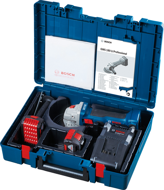 Акумуляторна безщіткова кутова шліфувальна машина Bosch Professional 06019H9021 - зображення 8