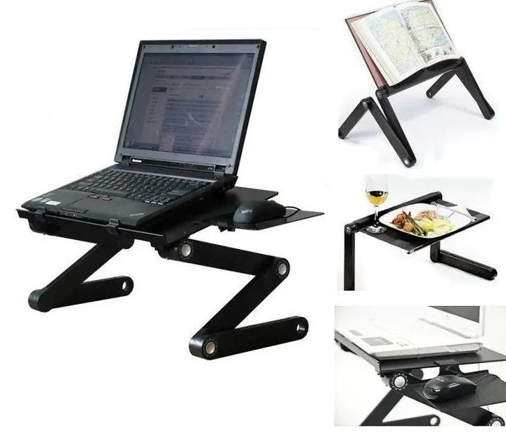 Столик трансформер для ноутбука Laptop Table T8, подставка для ноутбука ...