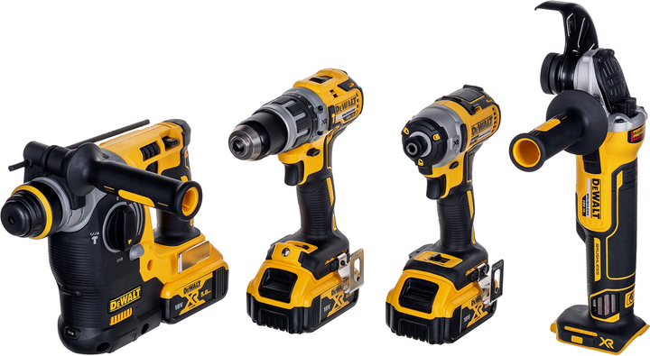 Набір із чотирьох безщіткових інструментів DeWalt DCK422P3-QW - зображення 2