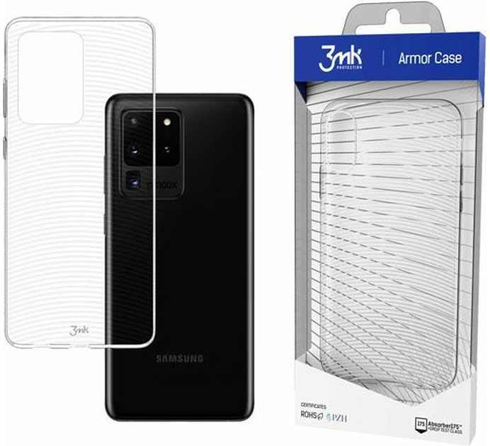 Etui plecki 3MK Armor Case do Samsung Galaxy S20 Ultra Clear (5903108225540) - obraz 1