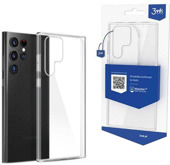 Панель 3MK Clear Case для Samsung Galaxy S22 Ultra Transparent (5903108445184) - зображення 1