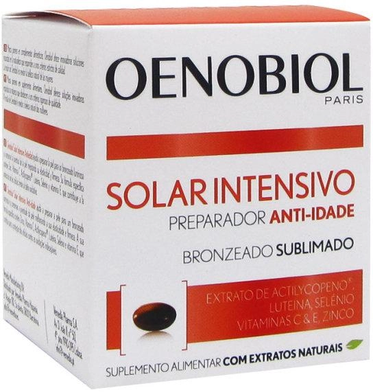 Suplement diety Oenobiol Solaire Intensif Anti-Ageing 30 kapsułek (8470001661548) - obraz 1