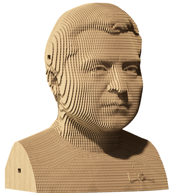 3D Пазл Картонный Cartonic Президент Украины Зеленский 127 деталей - изображение 8