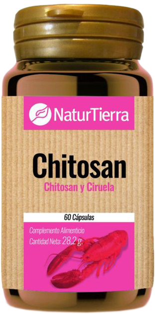 Suplement diety Naturtierra Chitosán y Ciruela 60 kapsułek (8412016357856) - obraz 1