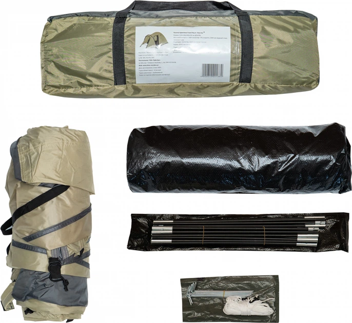 Палатка Time Eco Travel Plus 4 (4000810001880) - Фото 20 Палатка Time Eco Travel Plus 4 (4000810001880) - изображение 20