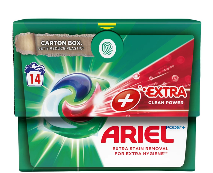 Kapsułki do prania Ariel Extra Clean 14 szt (8006540767887) - obraz 1