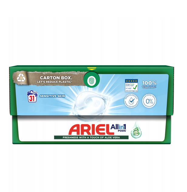 Kapsułki do prania Ariel Sensitive 31 szt (8006540946053) - obraz 1