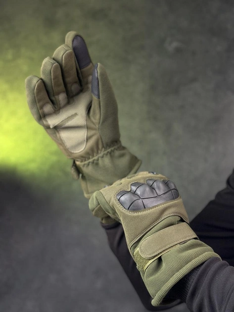 Тактические полнопалые перчатки Congener Хаки M SSpe2 554Mkh - изображение 2