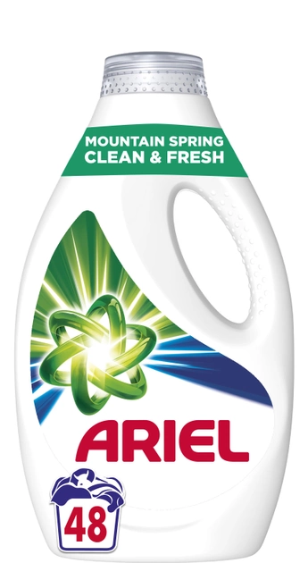 Рідина для прання Ariel Mountain Spring Clean & Fresh 2.4 л (8006540874745) - зображення 1