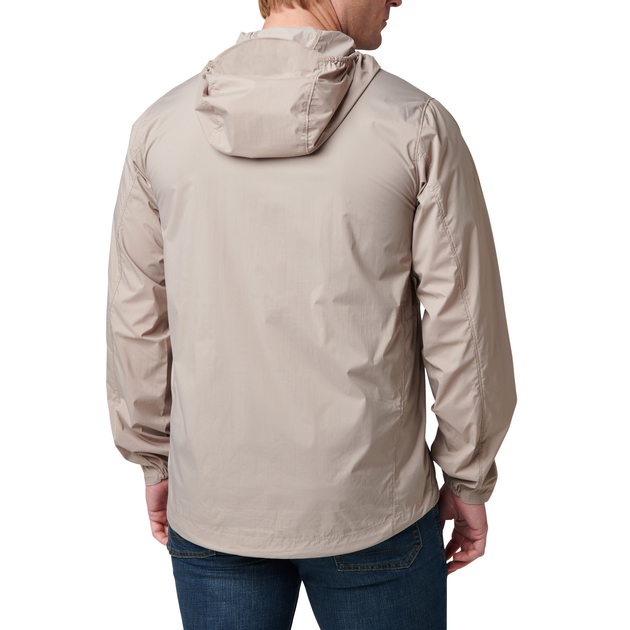 Куртка тактична демісезонна 5.11 Tactical Packable Windbreaker Jacket Badlands Tan XL (48388-956) - изображение 2