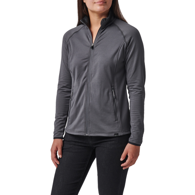 Куртка флісова 5.11 Tactical Women's Stratos Full Zip Flint M (62424-258) - зображення 1