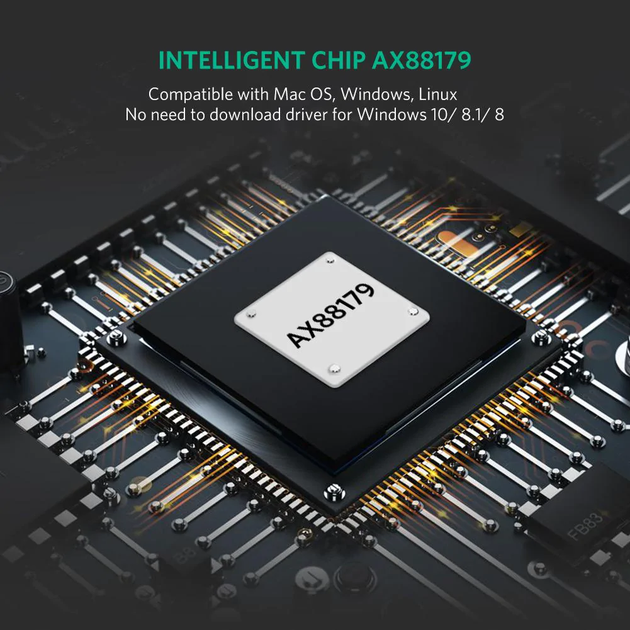 Адаптер Gigabit Ethernet Ugreen US236 USB C - RJ45 (50307) - изображение 6