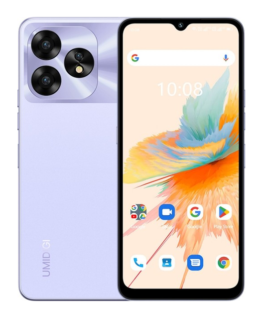 Смартфон Umidigi A15 8/256Gb 5000mAh NFC Purple - Фото 1 Смартфон Umidigi A15 8/256Gb 5000mAh NFC Purple - изображение 1