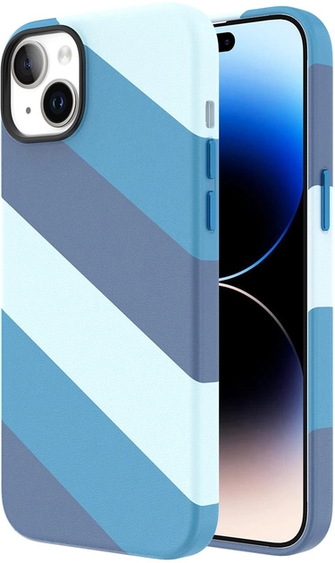 Акция на Панель Vokamo Colour MagSafe для Apple iPhone 15 Blue от Rozetka