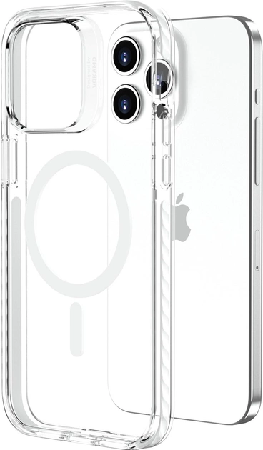 Акція на Панель Vokamo Smult MagSafe для Apple iPhone 15 Plus White від Rozetka