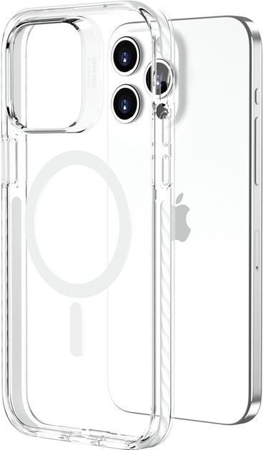 Акція на Панель Vokamo Smult MagSafe для Apple iPhone 15 Pro White від Rozetka