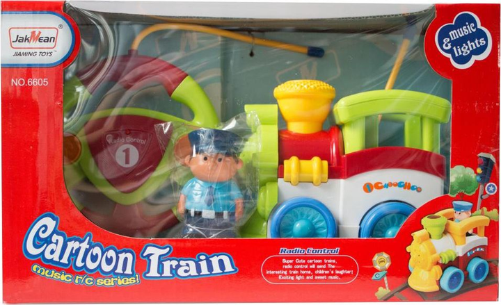 Pociąg do zabawy Askato RC Cartoon Train 15 cm (6901440108964) - obraz 1