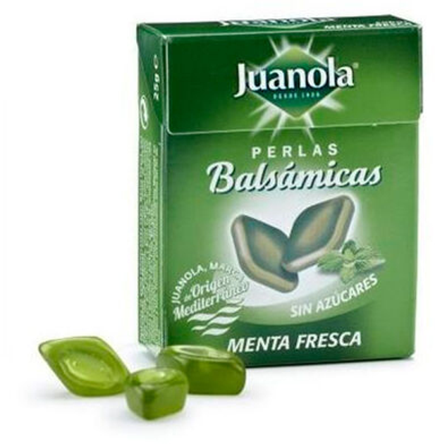 Дієтична добавка Juanola Fresh Mint Balsamic перлин 25 г (98430992990706) - зображення 1