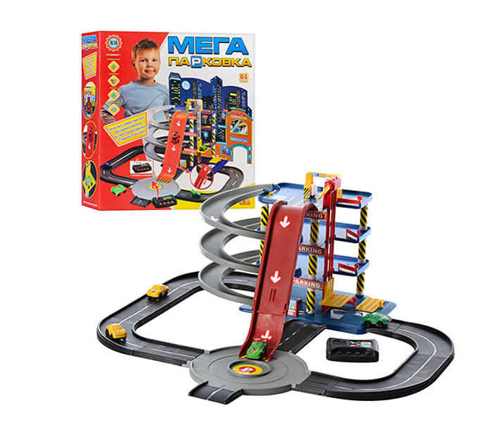 Игрушечная Мега парковка Metr plus 4 этажа 922-7 61 деталь – фото ...