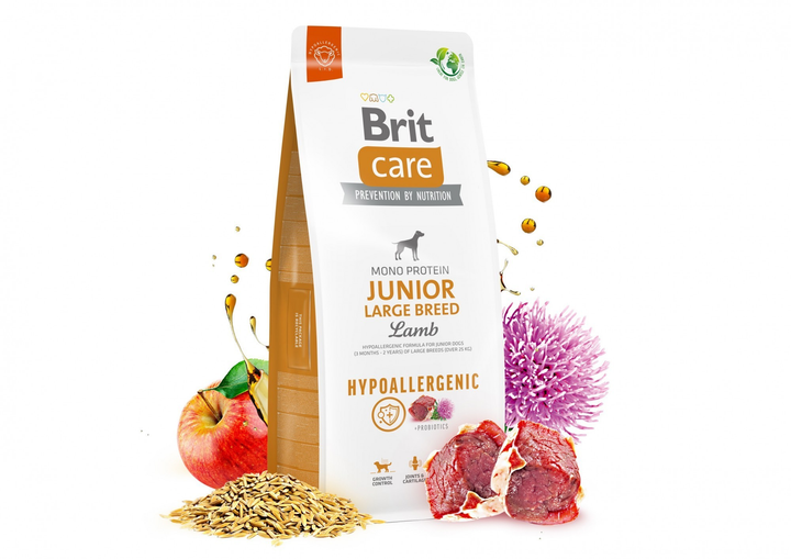 Корм для молодих собак великих порід Brit Care Dog Hypoallergenic ...