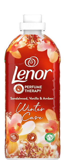 Ополіскувач для білизни Lenor Sandalwood Vanilla & Amber 1.2 л (8006540909478) - зображення 1