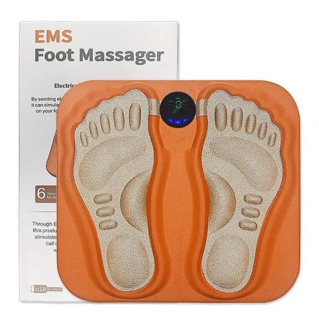 Электрический массажный коврик для ступней ног EMS Foot Massage ...