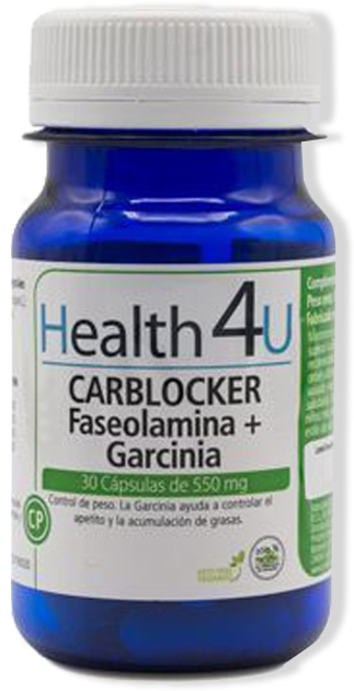 Дієтична добавка H4U Carblocker Faseolamina + Garcinia 550 мг 30 капсул (8436556085789) - зображення 1