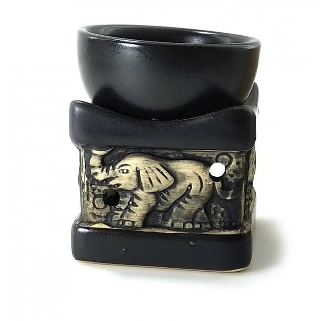 Аромалампа Куб зі Слонами 8х6,5х6,5 см