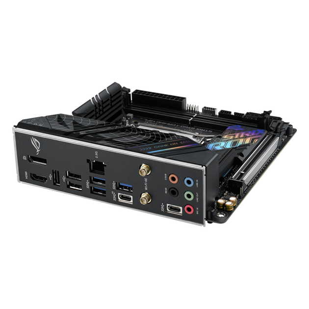 Материнська плата Asus ROG STRIX B760-I GAMING WIFI Socket 1700/Intel/MiniITX/1хHDMI/DisplayPort - Фото 4 Материнська плата Asus ROG STRIX B760-I GAMING WIFI Socket 1700/Intel/MiniITX/1хHDMI/DisplayPort - зображення 4