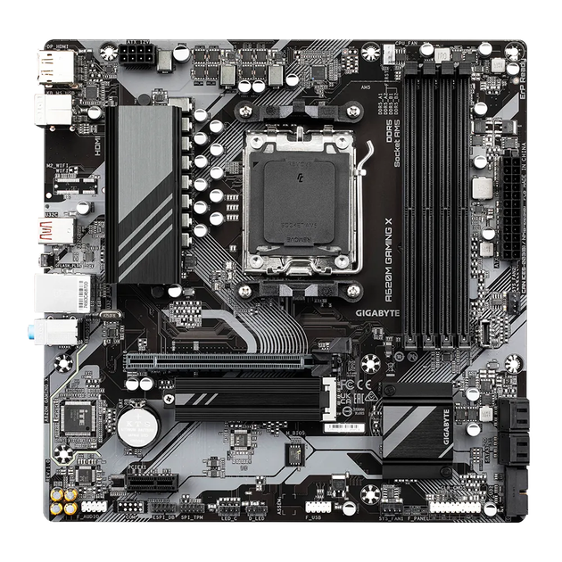 Материнская плата Gigabyte A620M GAMING X Socket AM5/AMD/MicroATX/1хHDMI/1хDisplayPort - изображение 2
