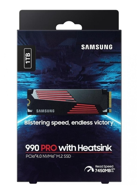 サムスン(SAMSUNG) SSD 990PRO 1TB Накопитель SSD M.2 2280 1TB 990 PRO Samsung (MZ-V9P1T0BW
