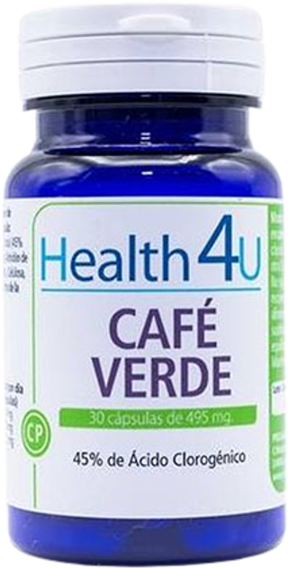 Naturalny suplement H4u Café Verde 495 mg 30 kapsułek (8436556085864) - obraz 1