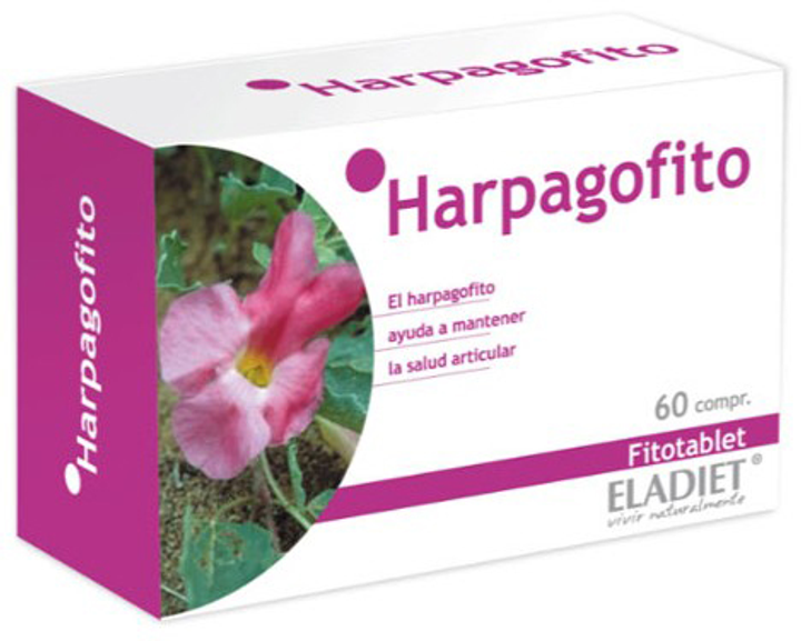 Suplement diety Eladiet Harpagofito Fitotablet 60 kapsułek (8420101050032) - obraz 1