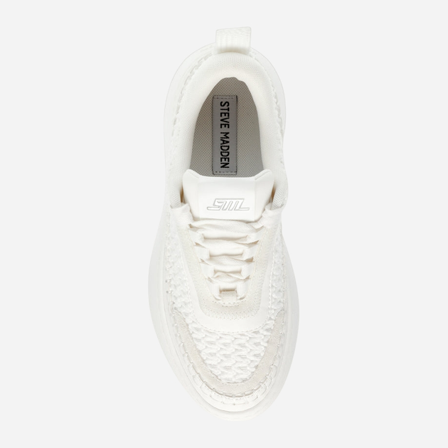 Жіночі снікери Steve Madden Doubletake Sneaker SM11002798-11E 37 23 см Білі (8720857229677) - зображення 5