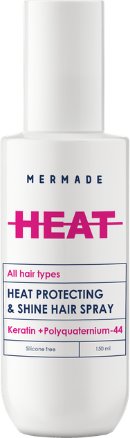 Спрей-термозахист для волосся Mermade Hydrolyzed Keratin + Polyquaternium-44 150 мл (4823122900166) - Фото 1 Спрей-термозахист для волосся Mermade Hydrolyzed Keratin + Polyquaternium-44 150 мл (4823122900166) - зображення 1