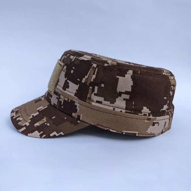 Камуфляжная кепка немка с липучкой - изображение 2