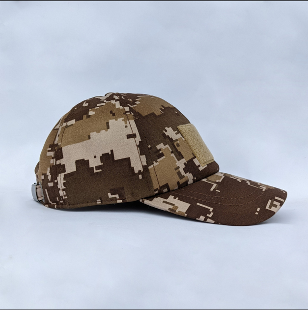 Військова кепка все бейсболка з лепучкою на лобі коричнева 57 - зображення 2