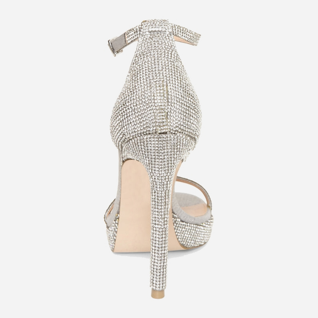 Жіночі босоніжки Steve Madden Milano-R Sandal SM11000897-998 37 23 см Сріблясті (8719484865471) - зображення 4