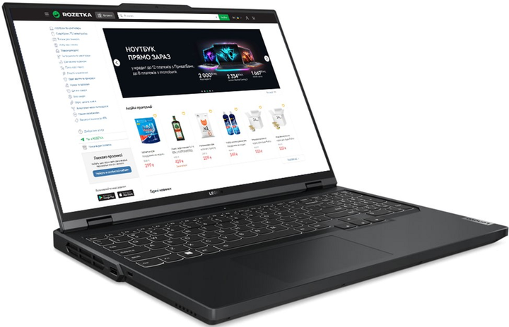 Ноутбук Lenovo Legion Pro 5 16IRX8 (82WK00D3PB) Onyx Grey - зображення 3
